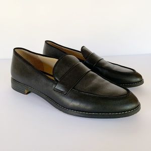 Franco Sarto Size 7 Black L-Hudley Loafers